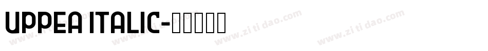UppEa Italic字体转换